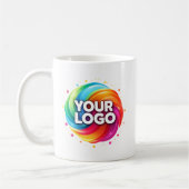 Modern Custom Business Logo Branded Coffee Mug Kaffeetasse (Links)