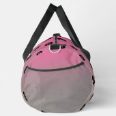 Modern Custom Business Logo Muster Ombre Pink Duffle Bag (Rechts)