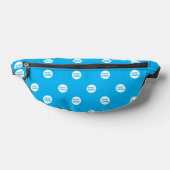 Modern Custom Business Logo Pattern Blau Bauchtasche (Ablage )