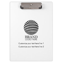 Modern Custom Business Logo Promotional Gift Klemmbrett