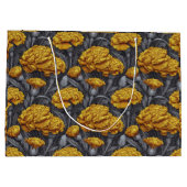 Modern Custom Carnation Charm Summer Wedding Große Geschenktüte (Rückseite)