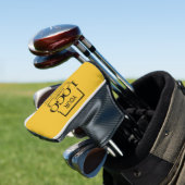 Modern Custom Company Business Logo Branded  Golf Headcover (In Situ)