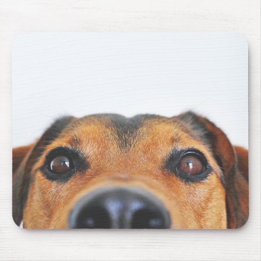 Modern Custom Dog Photo Mousepad (Vorne)