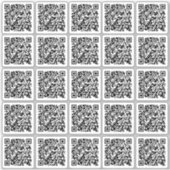 Modern Custom Erstellen Sie Ihren eigenen QR-Code Aufkleber (Vorderseite)