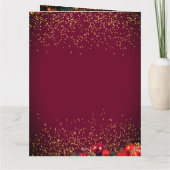 Modern Custom Foto Christmas Feliz Natal Karte (Rückseite)