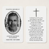 Modern Custom Foto Memories Cards (Vorne & Hinten)