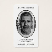 Modern Custom Foto Memories Cards (Vorderseite)