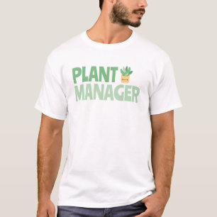 Modern Custom Funny Garden Text Grün T-Shirt