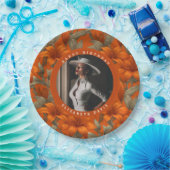 Modern Custom Lilies Themed Birthday Party Pappteller (Party)