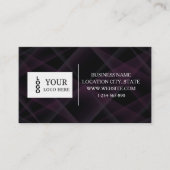 Modern Custom Logo and QR Code Business Card Visitenkarte (Vorderseite)