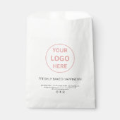 Modern Custom Logo Bakery Paper Bag Geschenktütchen (Vorderseite)
