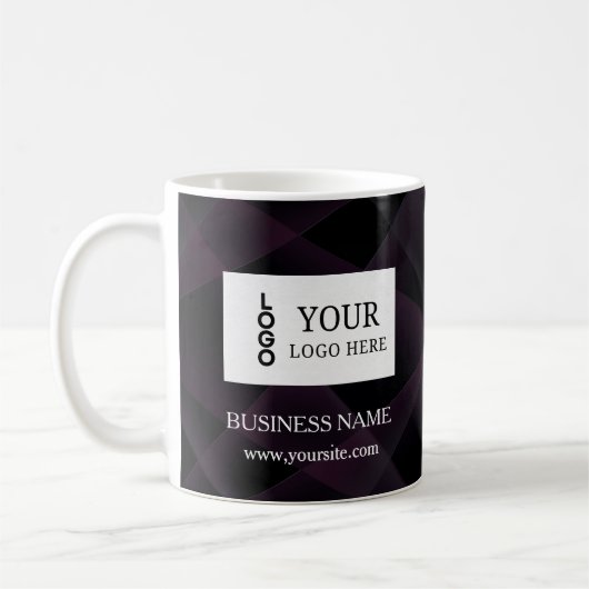 Modern Custom Logo  Kaffeetasse (Links)