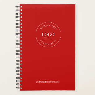 Modern Custom Logo website red markiert Planer