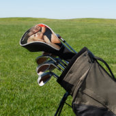 Modern Custom Monogram Foto Golf Headcover (In SItu)