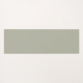 Modern Custom Monogram Initials Name Dusty Sage Yogamatte (Rückseite (Horizontal))