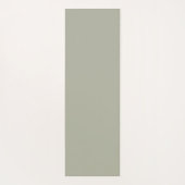 Modern Custom Monogram Initials Name Dusty Sage Yogamatte (Rückseite)