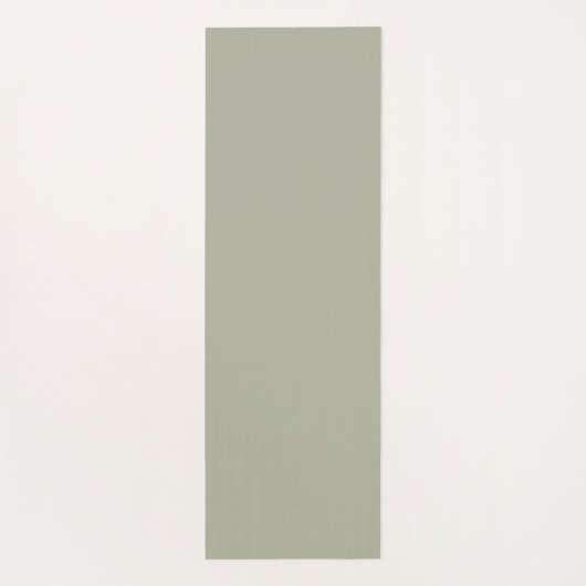 Modern Custom Monogram Initials Name Dusty Sage Yogamatte (Rückseite)