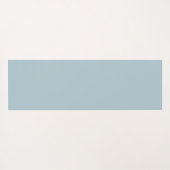 Modern Custom Monogram Initials Name Pastel Blue Yogamatte (Rückseite (Horizontal))