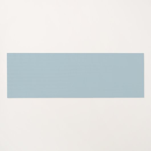 Modern Custom Monogram Initials Name Pastel Blue Yogamatte (Rückseite (Horizontal))
