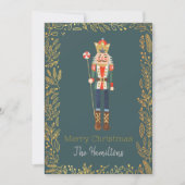Modern Custom Nutcracker Ballet Weihnachtskarte Einladung (Vorderseite)