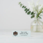 Modern Custom Order Dankeschön Card Mini Visitenkarte (Stehend Vorderseite)