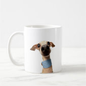 Modern Custom Pet Photo | Meeko Zweifarbige Tasse (Links)