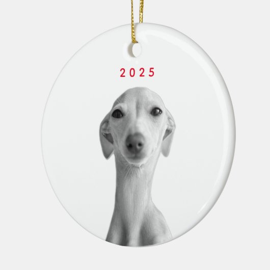 Modern Custom Pet Portrait Keramik Ornament (Links)