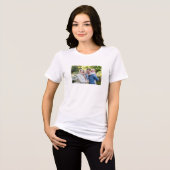 Modern Custom Phot for Women Men gift Tri-Blend Shirt (Vorderseite voll)