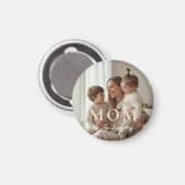 Modern Custom Photo MOM Mothers Day Magnet (Vorderseite/Rückseite)