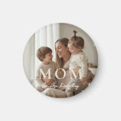 Modern Custom Photo MOM Mothers Day Magnet (Vorne)