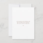 Modern Custom Photo Mothers Day Greeting Card (Rückseite)