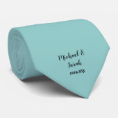 Modern Custom Solid Color Tie, Personalised  Krawatte (Gerollt)