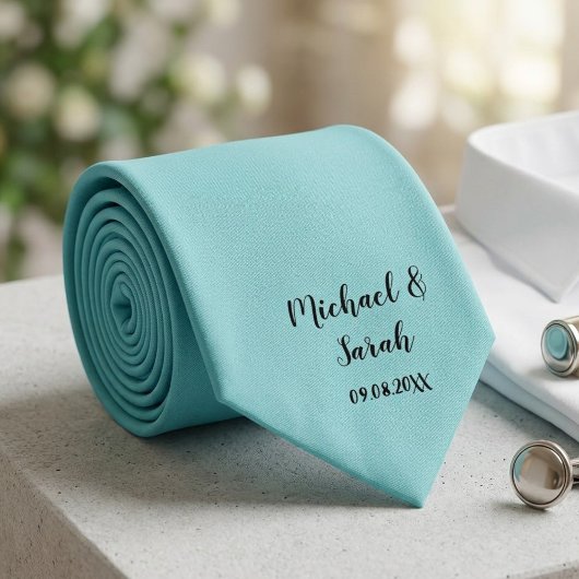 Modern Custom Solid Color Tie, Personalised  Krawatte