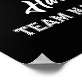 Modern Custom Team Foto Senior Class Basketball Poster (Ecke)