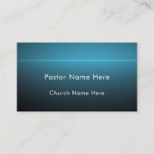 Modern Custom Text With Photo Church Pastor Visitenkarte (Vorderseite)