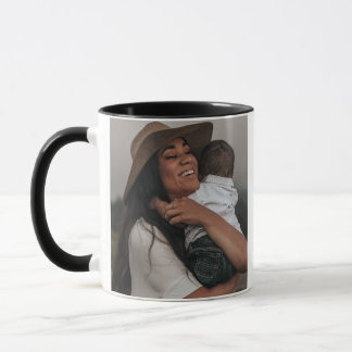 Modern Custom Two Full Photo Tasse