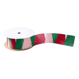 Modern Cute Colorful Christmas Satinband