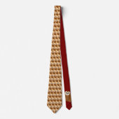 Modern cute northern saw-whet owl krawatte (Vorderseite)