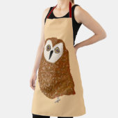 Modern cute northern saw-whet owl schürze (InSitu)