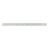 Modern Cute Sage Green Stripes Holiday Satinband (Vorderseite)