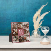 Modern CuteCustom Family Foto Collage | Monogramm Fotoplatte (InSitu)