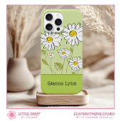 Modern Daisies Floral Monogram Case-Mate iPhone Hülle