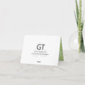 Modern Damask Green Personalisiert (Rückseite)