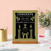 Modern Dance gratuliert Acrylschild (Hochzeit)