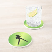 Modern Dance Green Untersetzer (Seite)