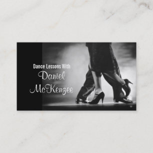 Modern Dance Instructor Business Card Visitenkarte