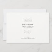 Modern Danke, Foto sammelt neue Geburt Ankündigung (Rückseite)