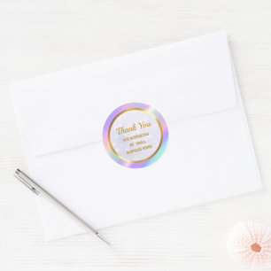 Modern danke für die Unterstützung meines kleinen  Runder Aufkleber