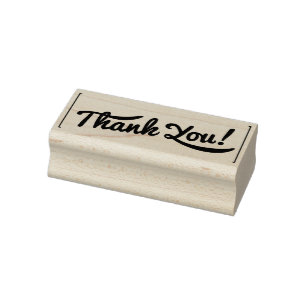 Modern Danke Gummistempel