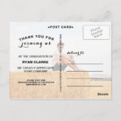 MODERN DANKE IHNEN ABSCHLUSS POST CARD POSTKARTE (Rückseite)